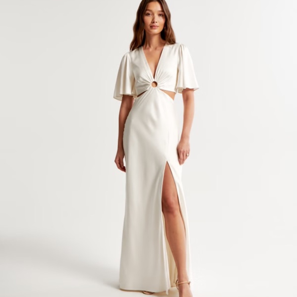 Angel Sleeve Maxi Dress NWT